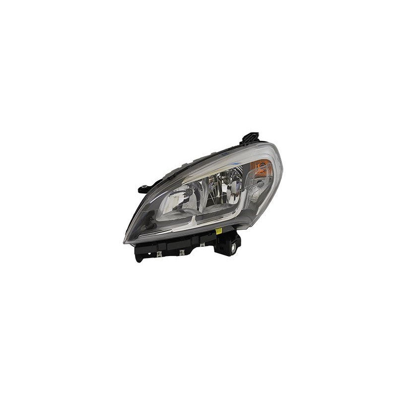 Phare avant gauche H7/H7 fond noir Fiat Doblo 2 phase 2 depuis 2015