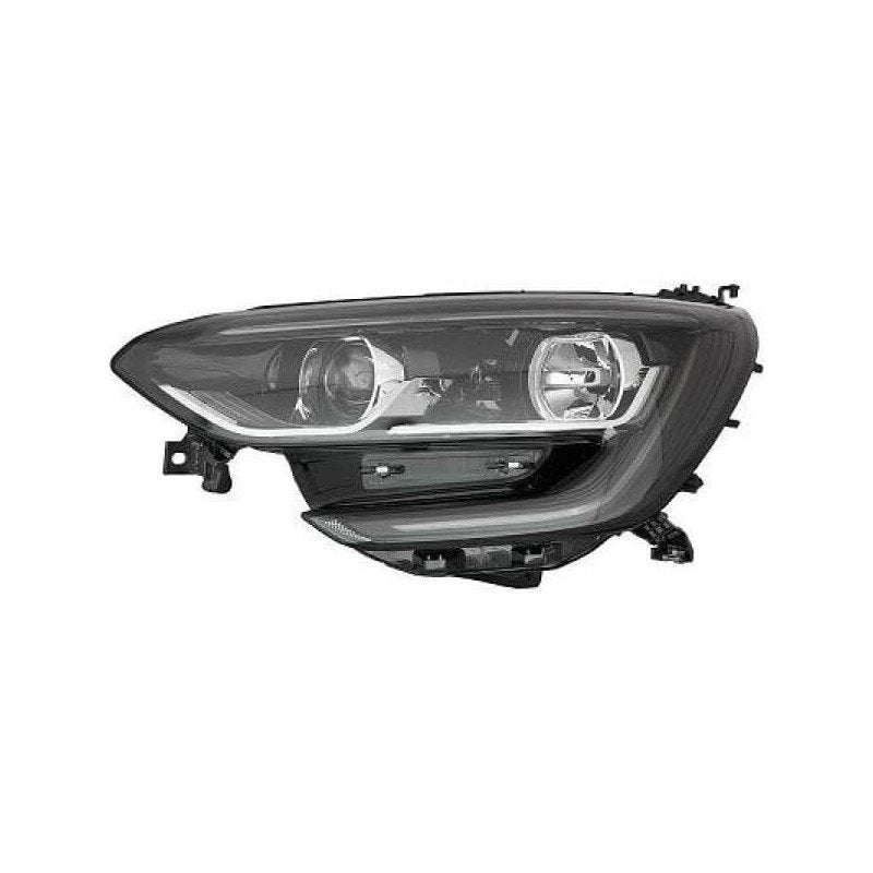 Phare avant gauche H7/H7/LED fond noir Renault Megane 4 2015-2021
