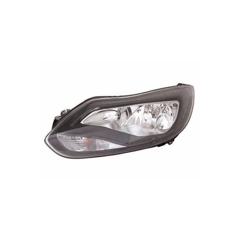 Phare avant gauche noir H1/H7 Ford Focus 3 phase 1 2011-2014