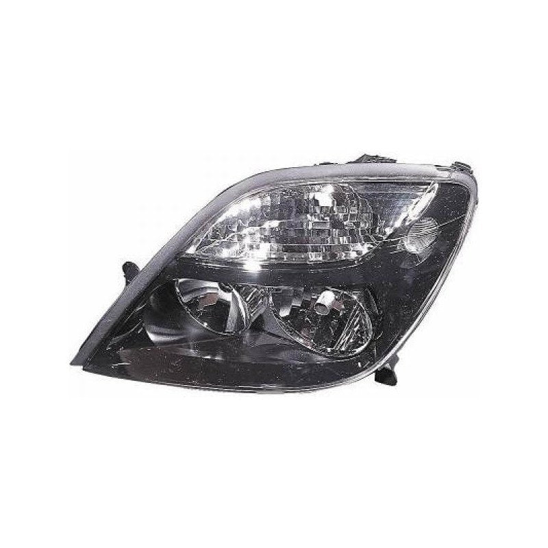 Phare avant gauche noir H1/H7 Renault Megane Scenic 1 phase 2 1999-2003