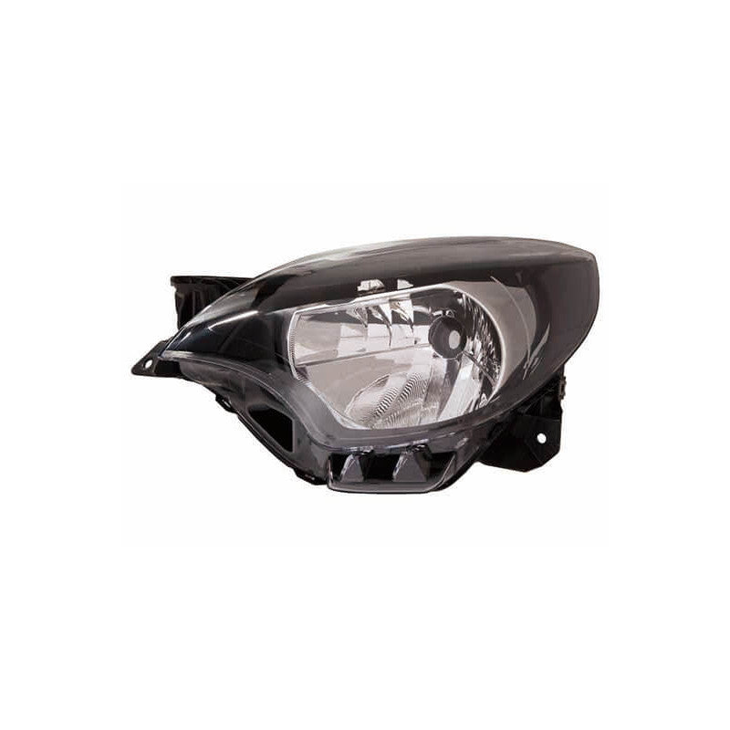 Phare avant gauche noir H4 Renault Twingo 2 phase 2 2012-2014