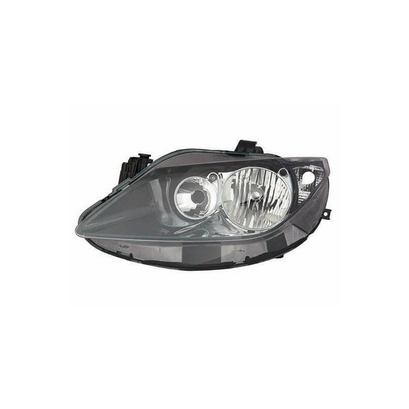 Phare avant gauche noir H7/H7 Seat Ibiza 4 6J5, 6P1 phase 1 2008-2012