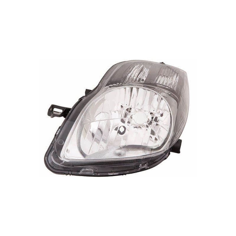 Phare avant gauche noir type Valeo Toyota Yaris 2 phase 2 2009-2011