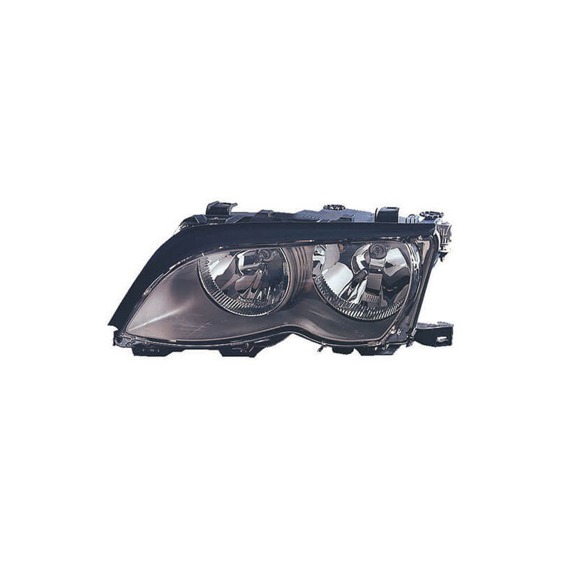 Phare avant gauche noire H7/H7 BMW Série 3 E46 phase 2 2001-2005