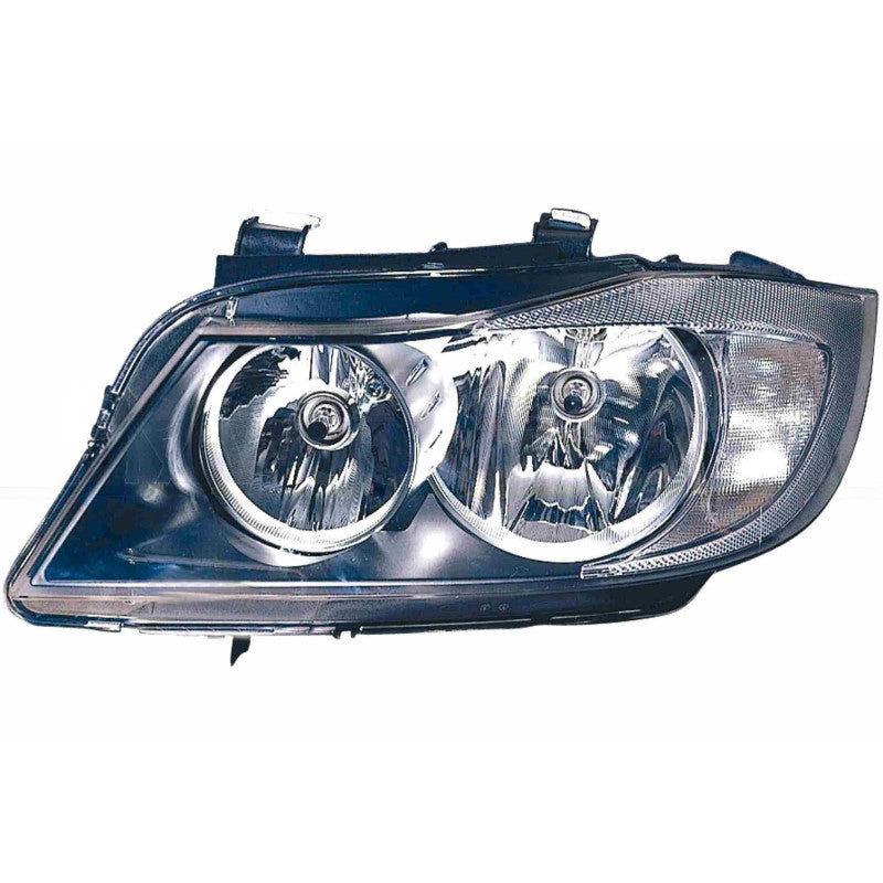 Phare avant gauche noire H7/H7 Valeo BMW Série 3 E90/E91 phase 1 2005-2008