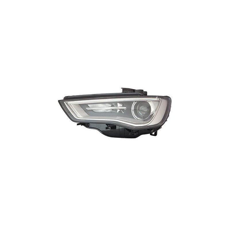 Phare avant gauche Xénon D3S / LED fond noir Audi A3 et A3 Sportback 8V phase 1 2012-2016