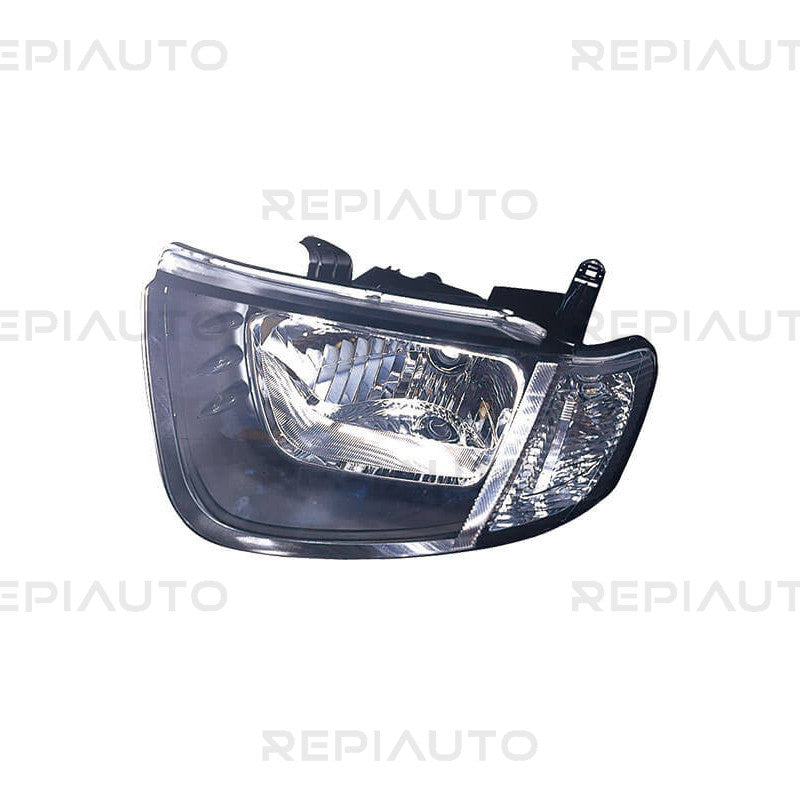 Phare manuel avant gauche H4 feu clignotant blanc simple cabine Mitsubishi L200 Pick-Up KAT-KBT phase 1 2005-2010