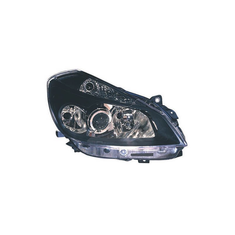 Phare xénon avant droit fond noir Renault Clio 3 phase 1 2005-2009