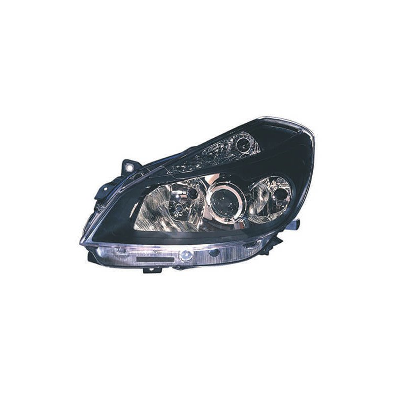 Phare xénon avant gauche fond noir Renault Clio 3 phase 1 2005-2009