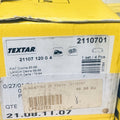 Jeu de 4 plaquettes de frein Textar 2110701 – Fiat Croma, Lancia Dedra, Delta