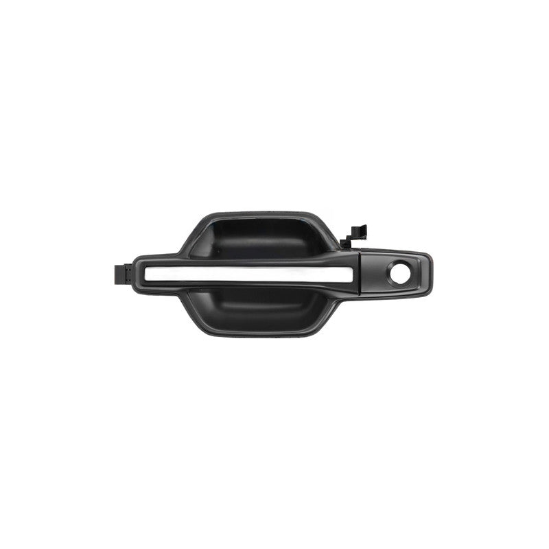 Poignée de porte extérieure avant gauche noire avec trou barillet Mitsubishi Pajero (V6W-V7W) 2000-2006