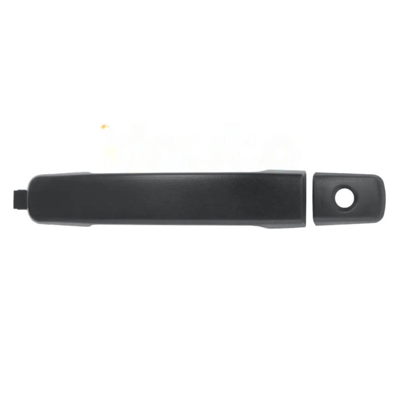 Poignée de porte extérieure avant gauche noire avec trou barillet Nissan Navara 2005-2015