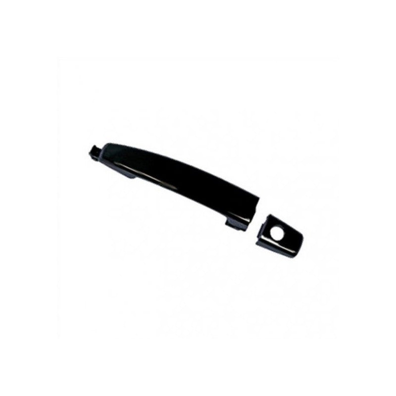 Poignée de porte extérieure avant gauche noire trou barillet 4 portes Chevrolet Aveo 2006-2010