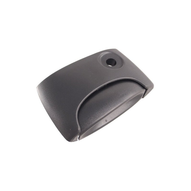 Poignée de porte extérieure latérale droite noire avec trou barillet Nissan Kubistar depuis 2003
