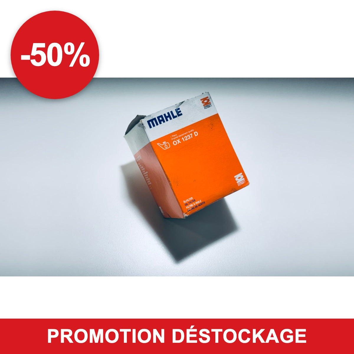 Filtre à huile Mahle OX 1237D en promotion -50 %