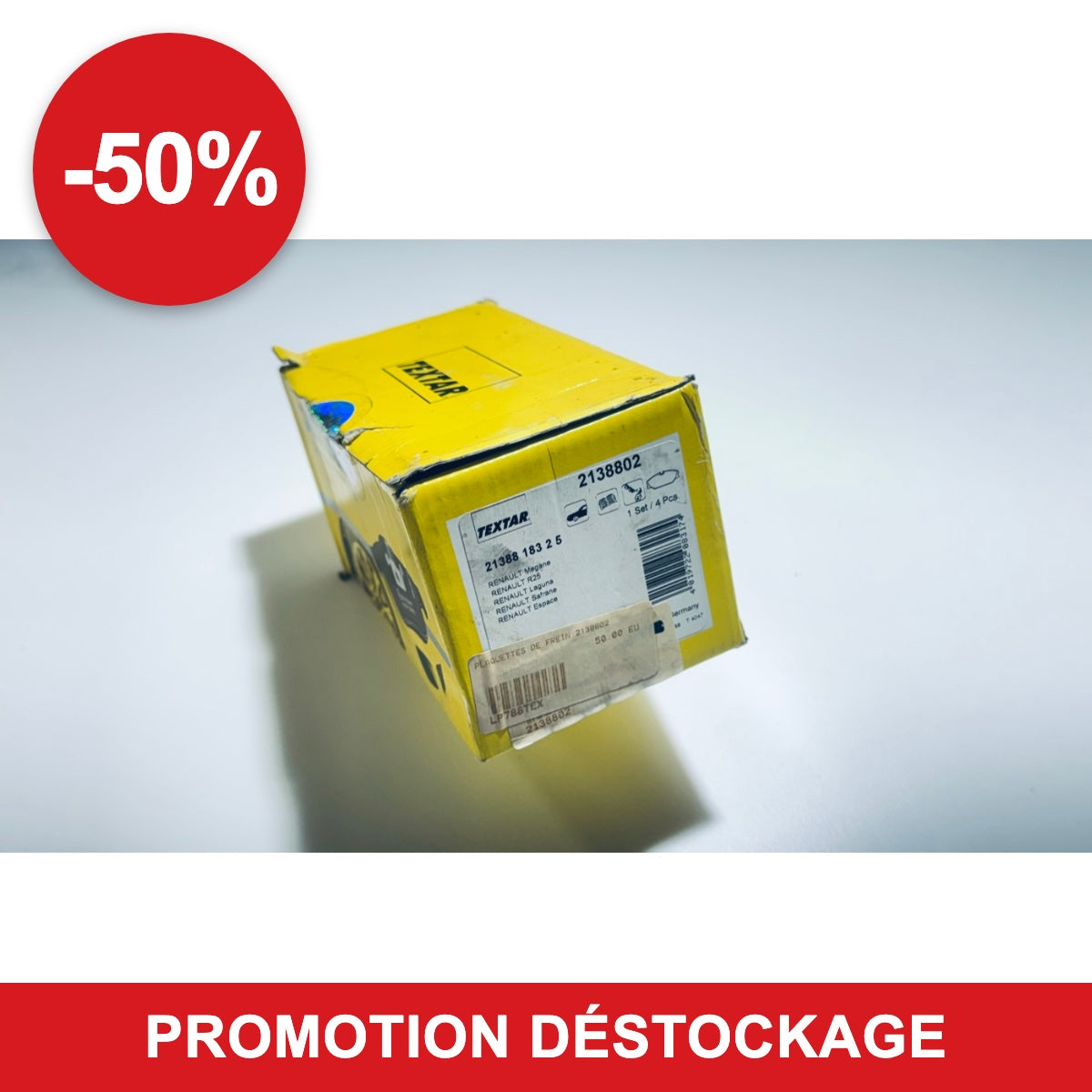 Plaquettes de frein Textar 2138802 en promotion -50 %