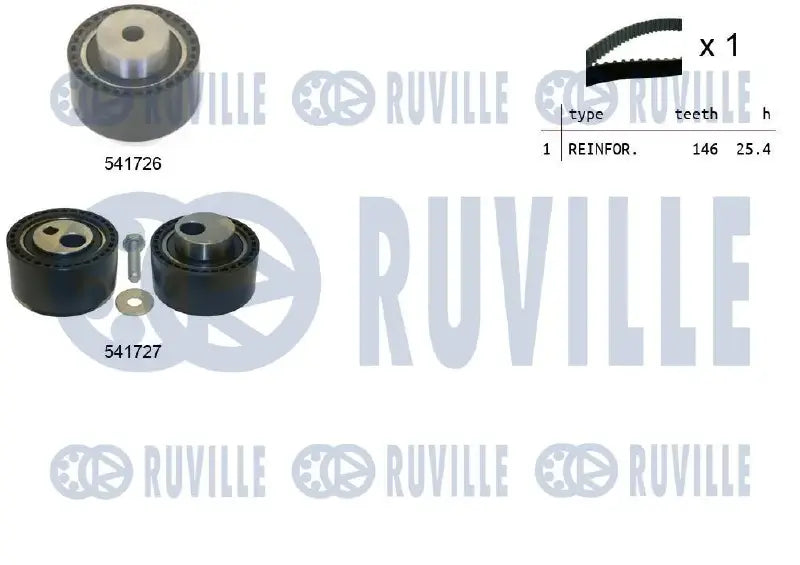 Kit distribution complet pour Peugeot 807, 406, 607 / Citroën C8, C5 II, C5 I