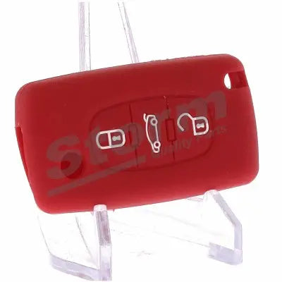 Protection silicone rouge pour CITROEN