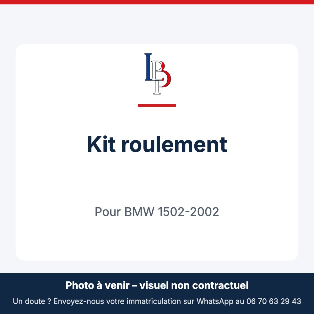 Kit roulement pour BMW 1502-2002