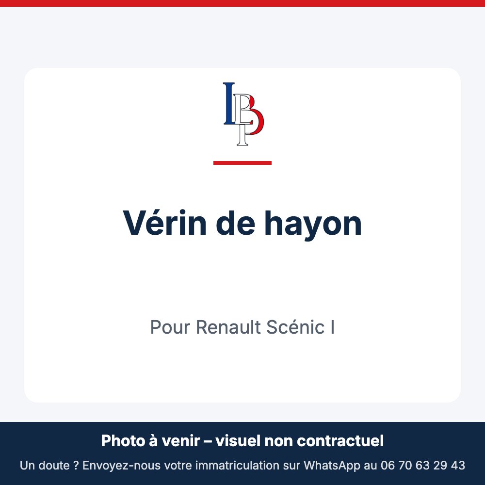 Vérin de hayon pour Renault Scénic I