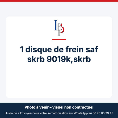 1 disque de frein saf skrb 9019k,skrb