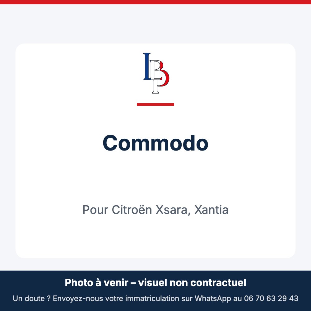 Commodo pour Citroën Xsara, Xantia