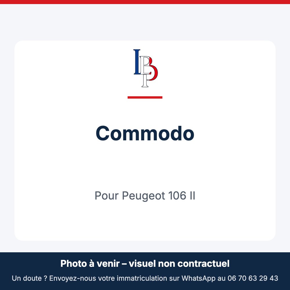 Commodo pour Peugeot 106 II