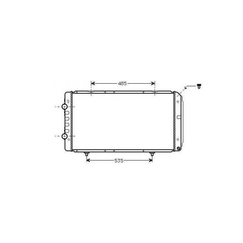 Radiateur Citroën Jumper 1 phase 2 2002-2006