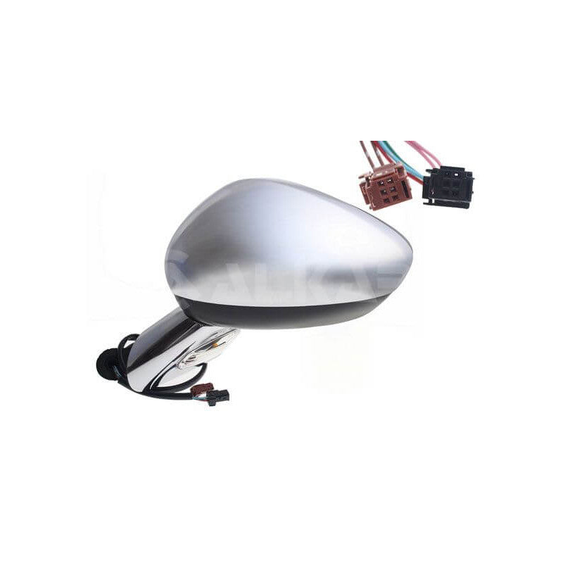 Rétroviseur électrique gauche coque et support chromés chauffant Citroën DS3 2010-2019