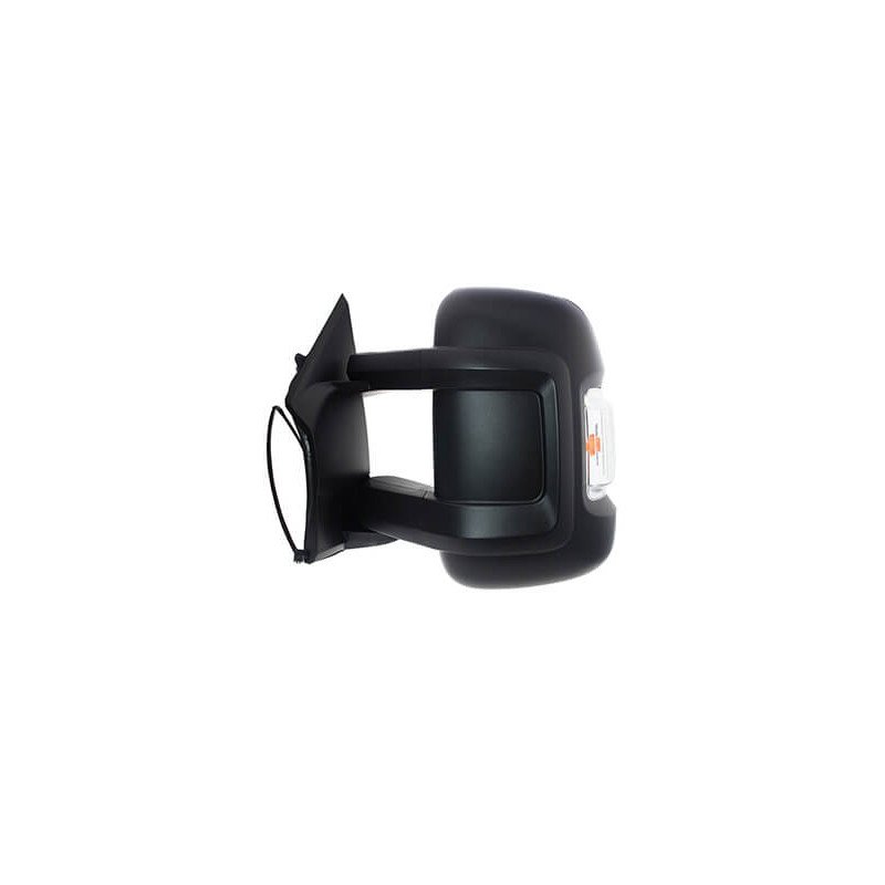 Rétroviseur électrique gauche noir chauffant bras moyen avec sonde 16W Citroën Jumper depuis 2006