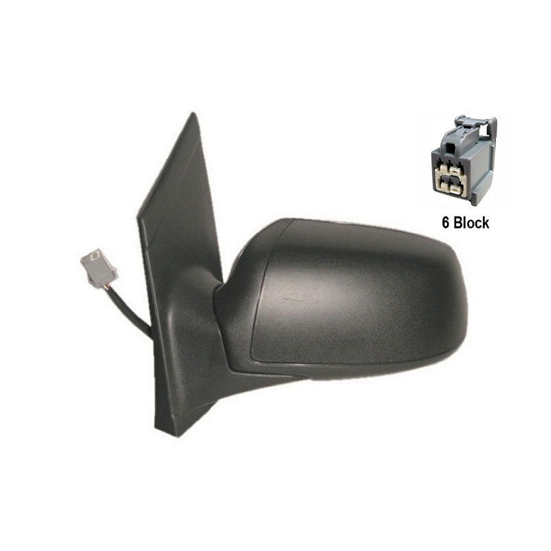 Rétroviseur électrique gauche noir chauffant courtoisie Ford Focus 2 phase 1 2004-2007