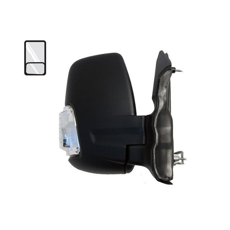 Rétroviseur manuel droit feu blanc bras court Ford Transit MK8 phase 1 2014-2019
