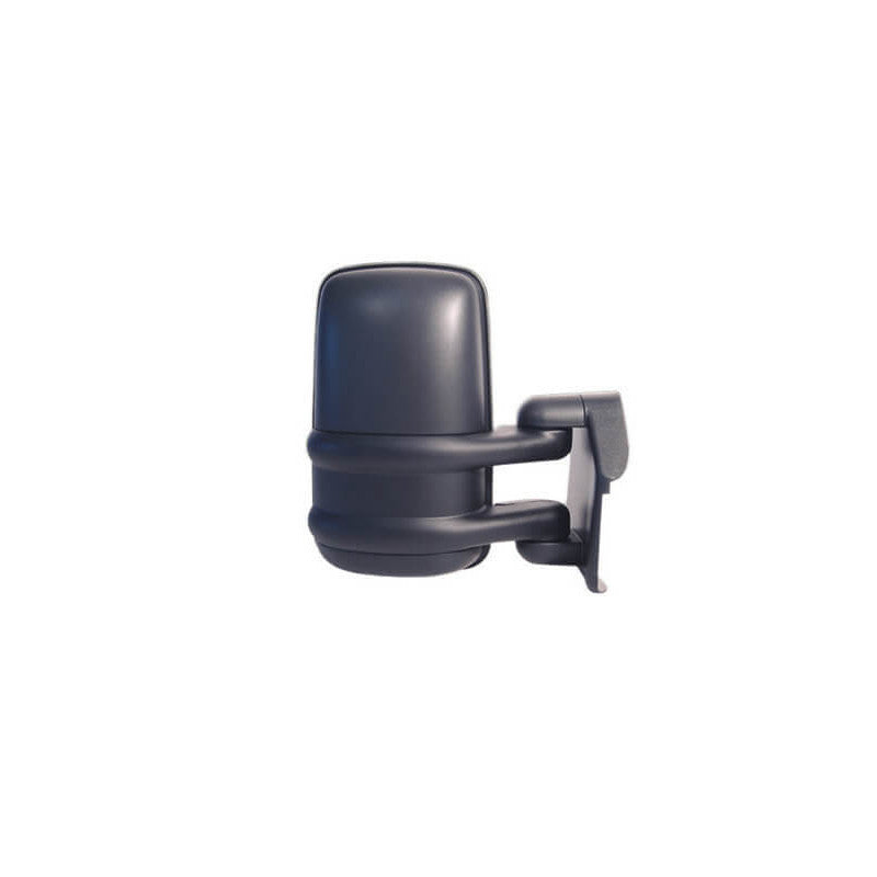 Rétroviseur manuel droit noir bras court Renault Trafic 1 phase 2 1994-2001