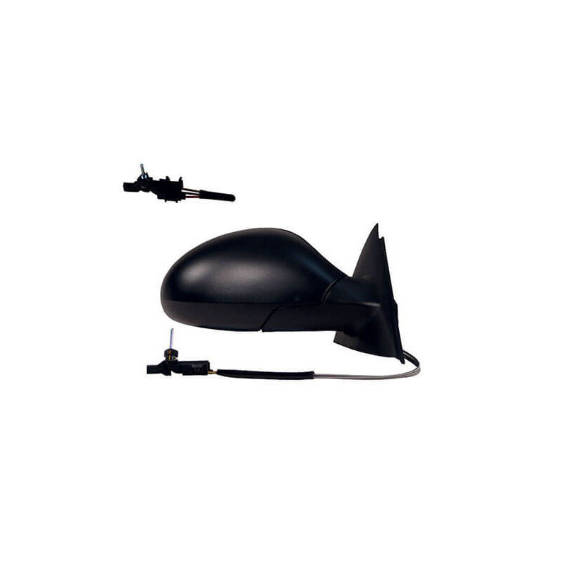 Rétroviseur manuel droit noir Seat Ibiza 3 6L1 2002-2008