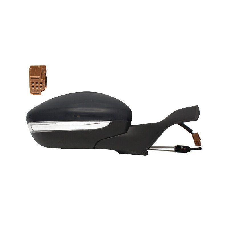 Rétroviseur mécanique droit noir avec sonde Peugeot 2008 2013-2019