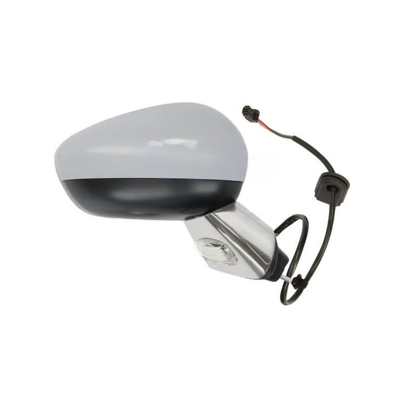 Rétroviseur rabattable électriquement droit à peindre base chromée Citroën C3 2 2009-2016