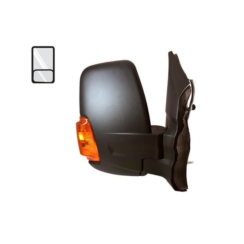 Rétroviseur rabattable électriquement droit chauffant feu orange bras court Ford Transit MK8 phase 1 2014-2019