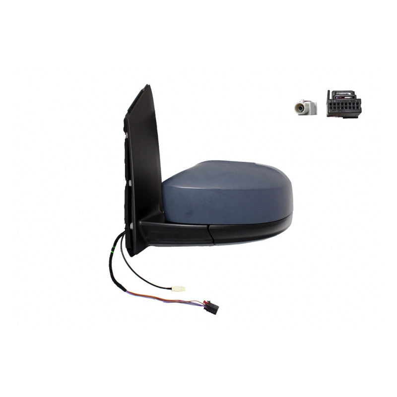 Rétroviseur rabattable électriquement gauche à peindre chauffant avec antenne Volkswagen Caddy 4 2015-2020