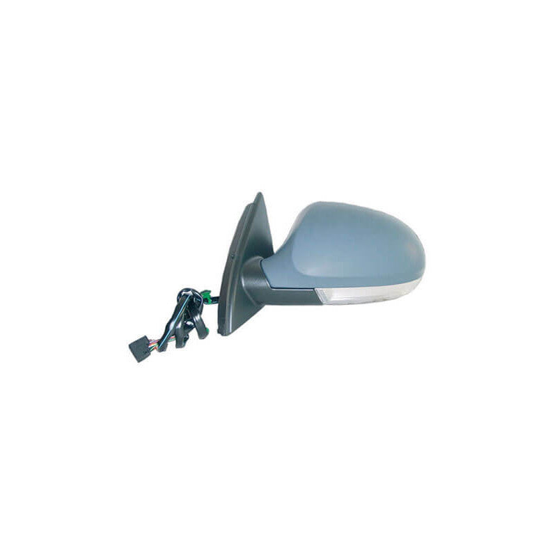 Rétroviseur rabattable électriquement gauche à peindre chauffant courtoisie Volkswagen Passat B6 2005-2010