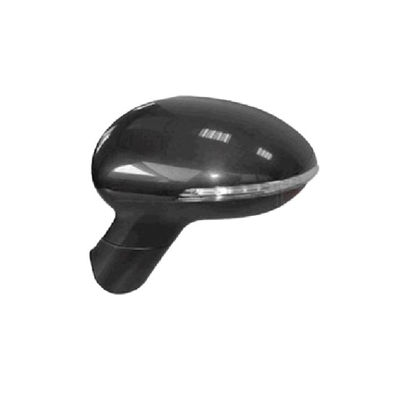 Rétroviseur rabattable électriquement gauche noir brillant chauffant avec feu clignotant Kia Rio 3 phase 1 2011-2015
