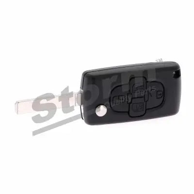 Coque + clé vague pour PSA 807/1007 4BOUTON