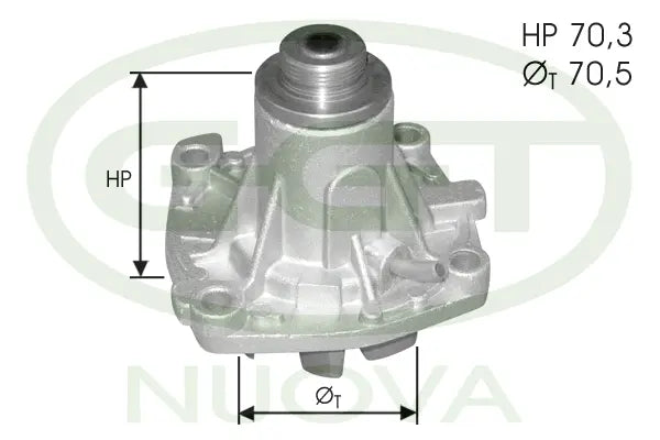 Pompe a eau pour Ford Scorpio I, Scorpio II Turnier, Scorpio II / Alfa Romeo 33 Sportwagon, 33, 164