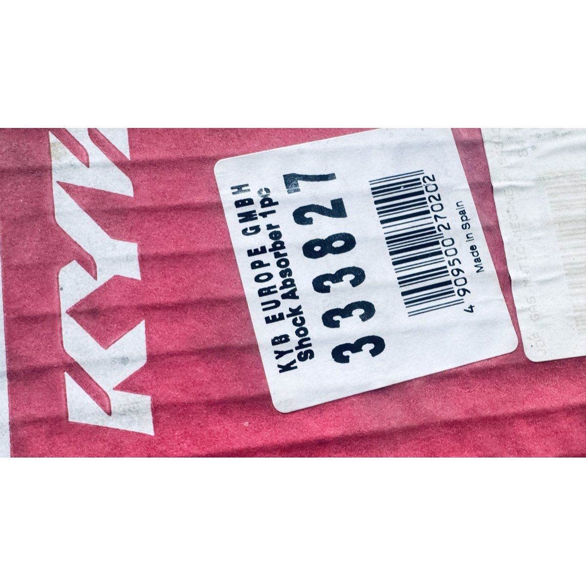 Amortisseur KYB 333827 – Renault Mégane I, Scénic I