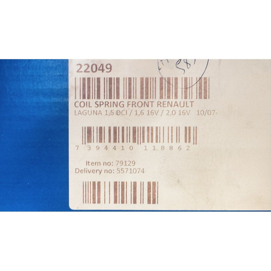 Ressort de suspension Kilen 22049 – Renault Laguna III