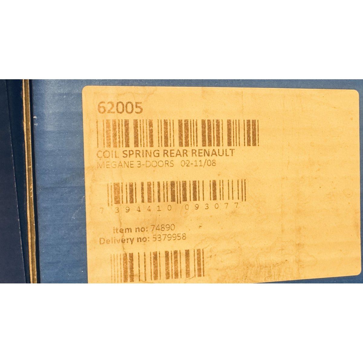 Ressort de suspension Kilen 62005 – Renault Mégane III coupé