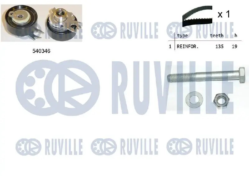 Kit distribution complet pour VW Polo III, Golf III, Polo / SEAT Ibiza II, Cordoba, Arosa
