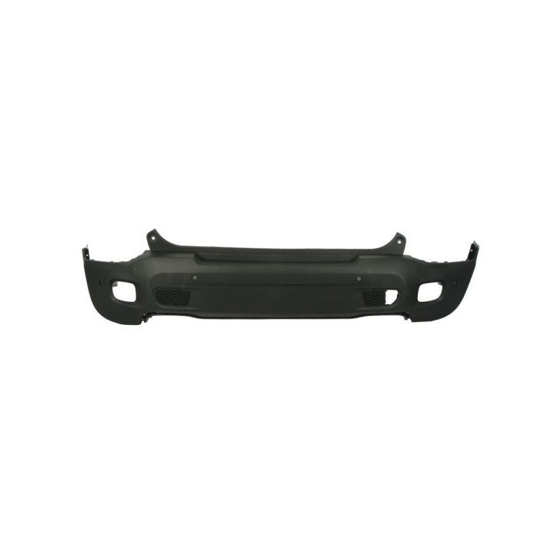 Spoiler de pare-choc arrière noir avec trous radars Limited Jeep Renegade phase 1 2014-2018