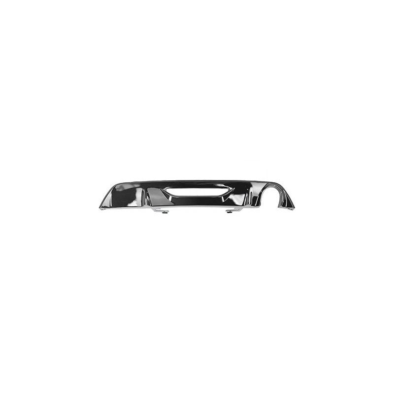 Spoiler de pare-choc arrière noir brillant 1 sortie Peugeot 208 depuis 2019