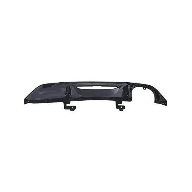 Spoiler de pare-choc arrière noir brillant double sortie Peugeot 208 depuis 2019