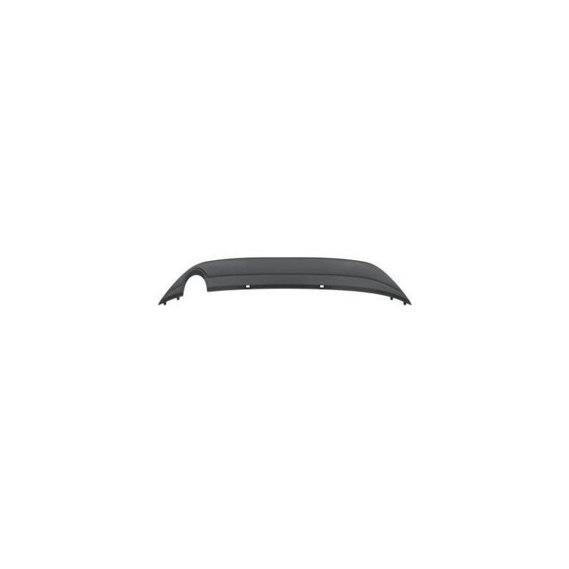 Spoiler de pare-choc arrière noir échappement simple Volkswagen Golf 7 2012-2017